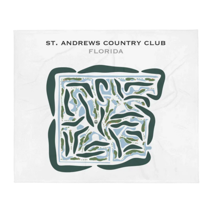 St Andrews Country Club, Florida - Printed Golf Courses