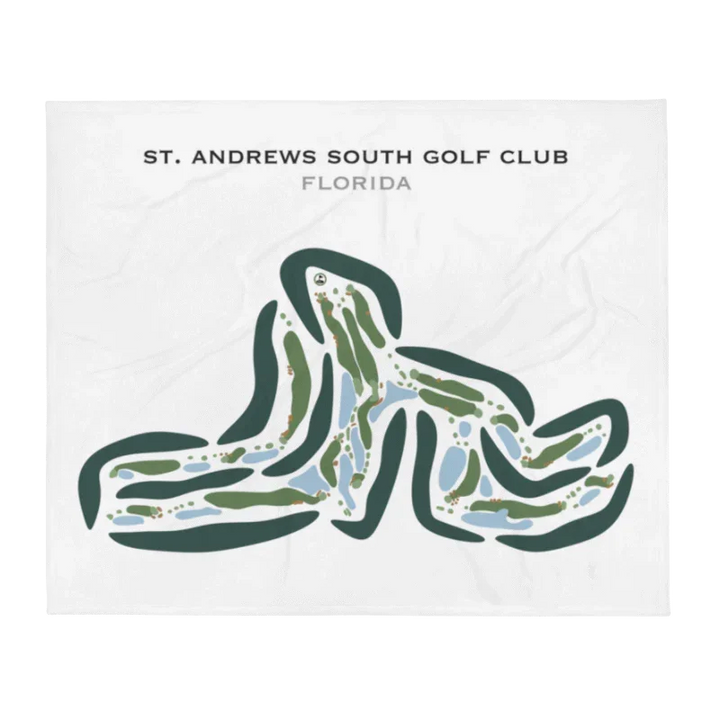 St. Andrews South Golf Club, Florida - Printed Golf Courses