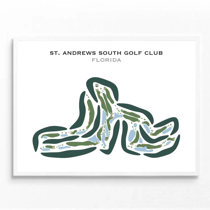 St. Andrews South Golf Club, Florida - Printed Golf Courses