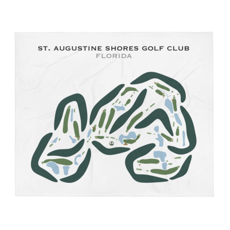 St. Augustine Shores Golf Club, Florida - Printed Golf Courses