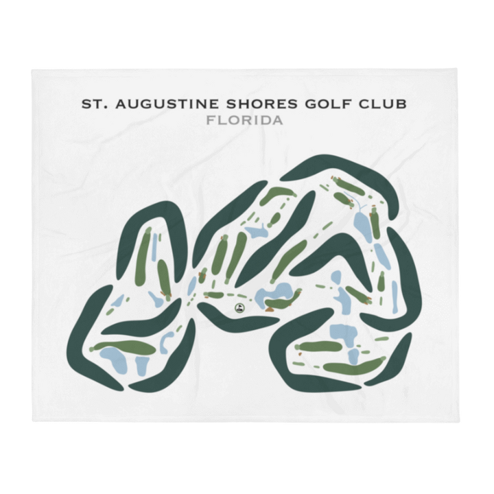 St. Augustine Shores Golf Club, Florida - Printed Golf Courses