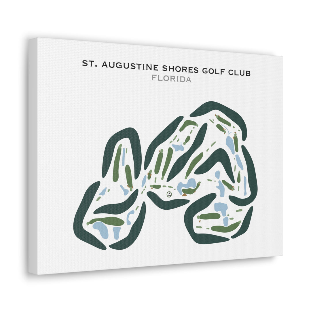 St. Augustine Shores Golf Club, Florida - Printed Golf Courses
