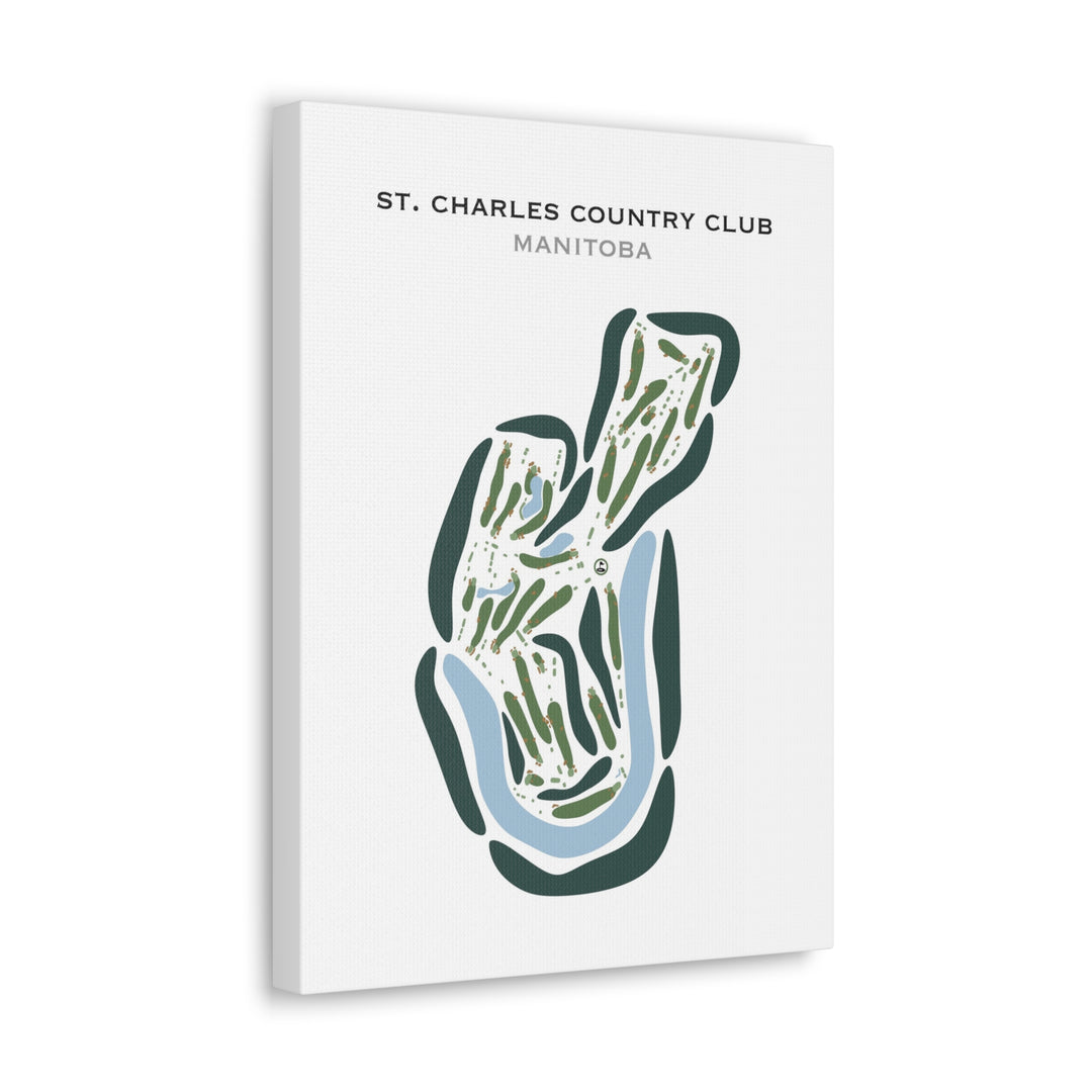 St Charles Country Club, Manitoba - Printed Golf Courses