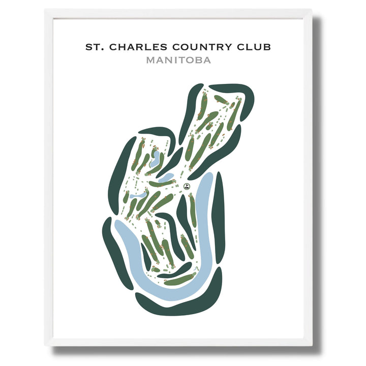 St Charles Country Club, Manitoba - Printed Golf Courses