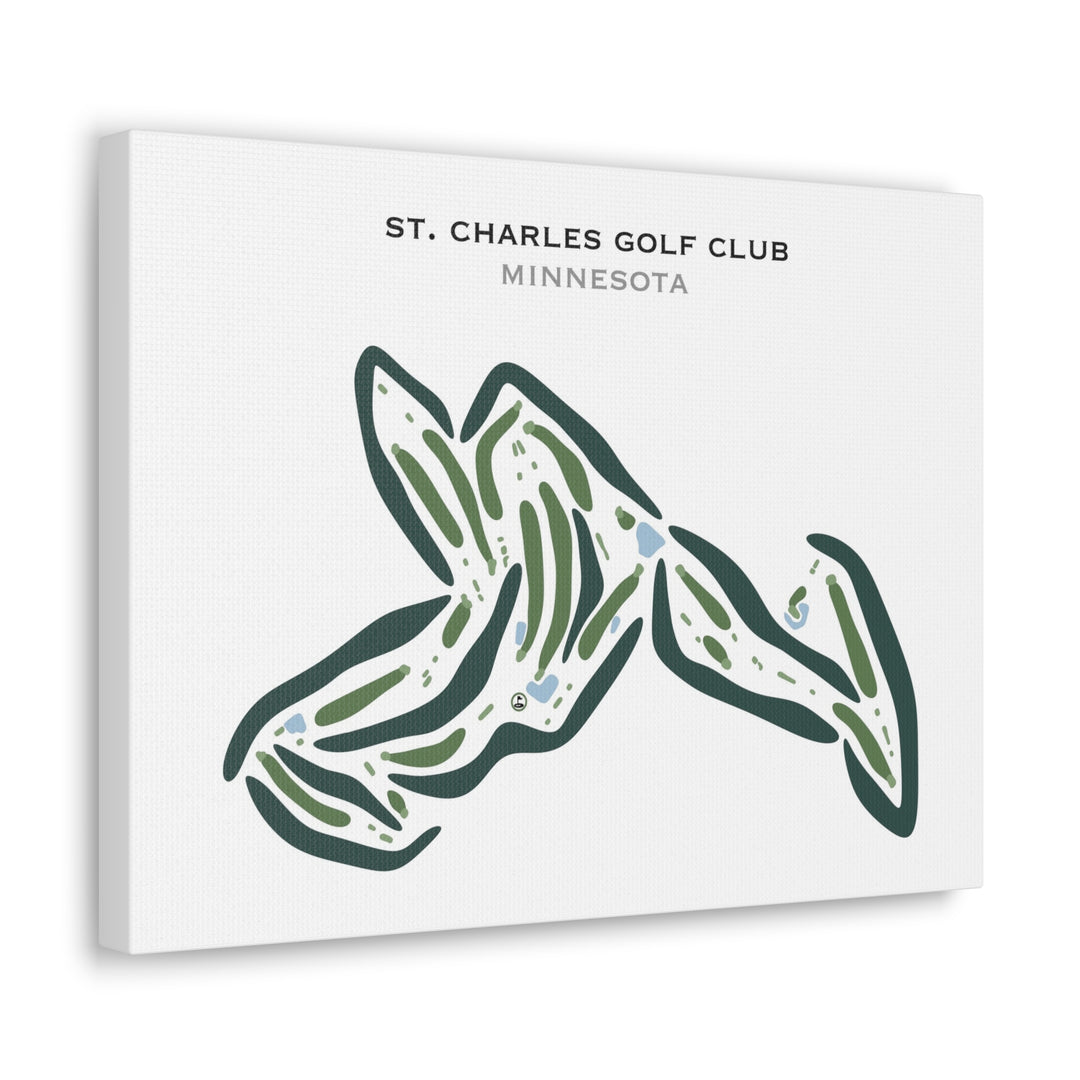 St. Charles Golf Club, Minnesota - Printed Golf Courses