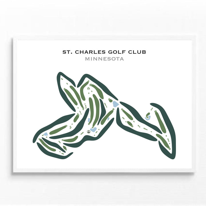 St. Charles Golf Club, Minnesota - Printed Golf Courses