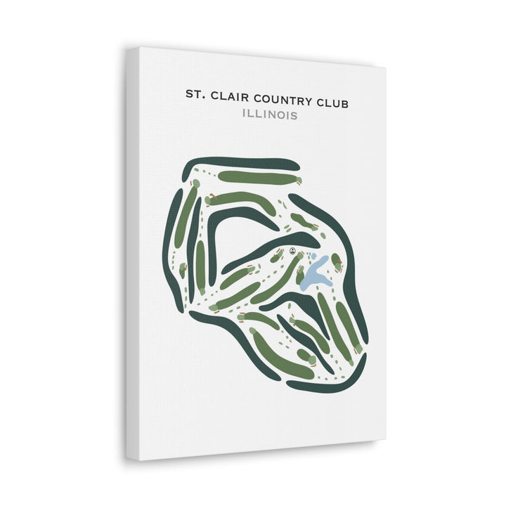 St. Clair Country Club, Illinois - Printed Golf Courses