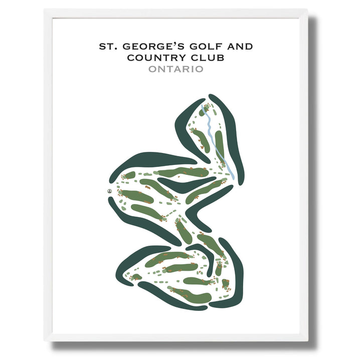 St. George's Golf and Country Club, Canada - Printed Golf Courses