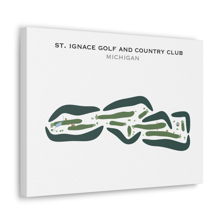 St. Ignace Golf & Country Club, Michigan - Printed Golf Courses