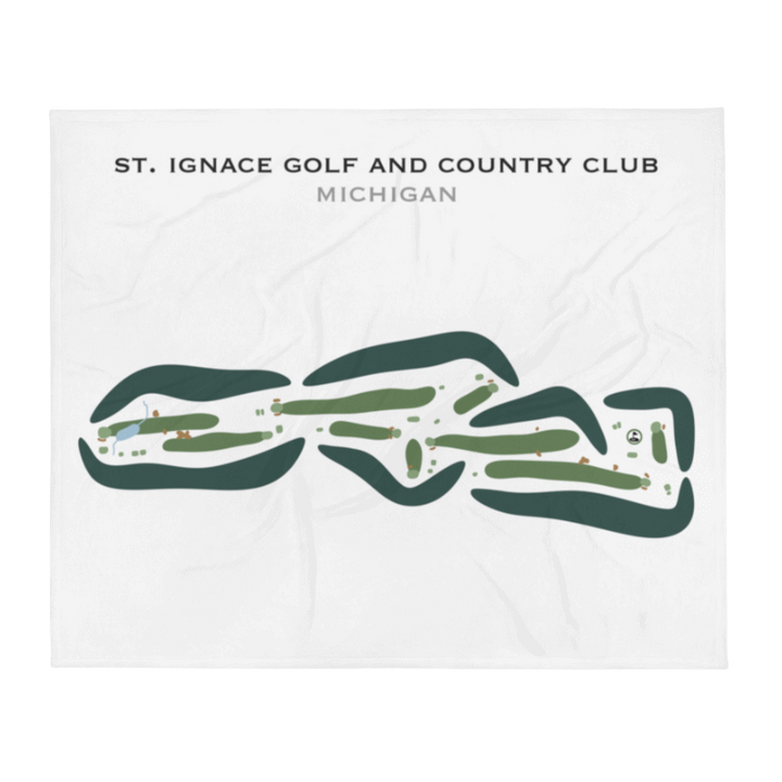 St. Ignace Golf & Country Club, Michigan - Printed Golf Courses