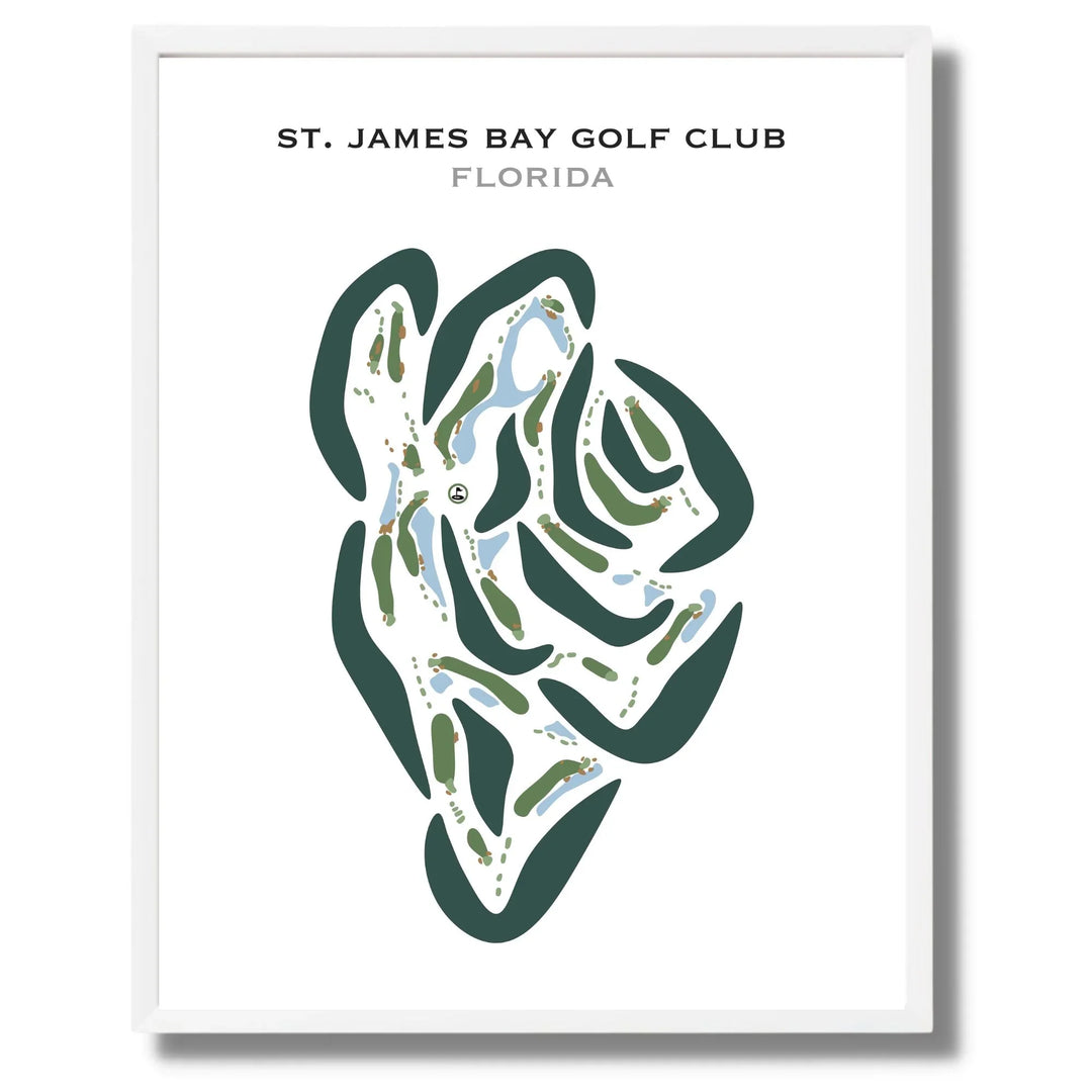 St James Bay Golf Club, Florida - Printed Golf Courses