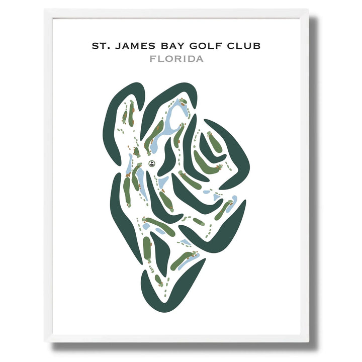 St James Bay Golf Club, Florida - Printed Golf Courses