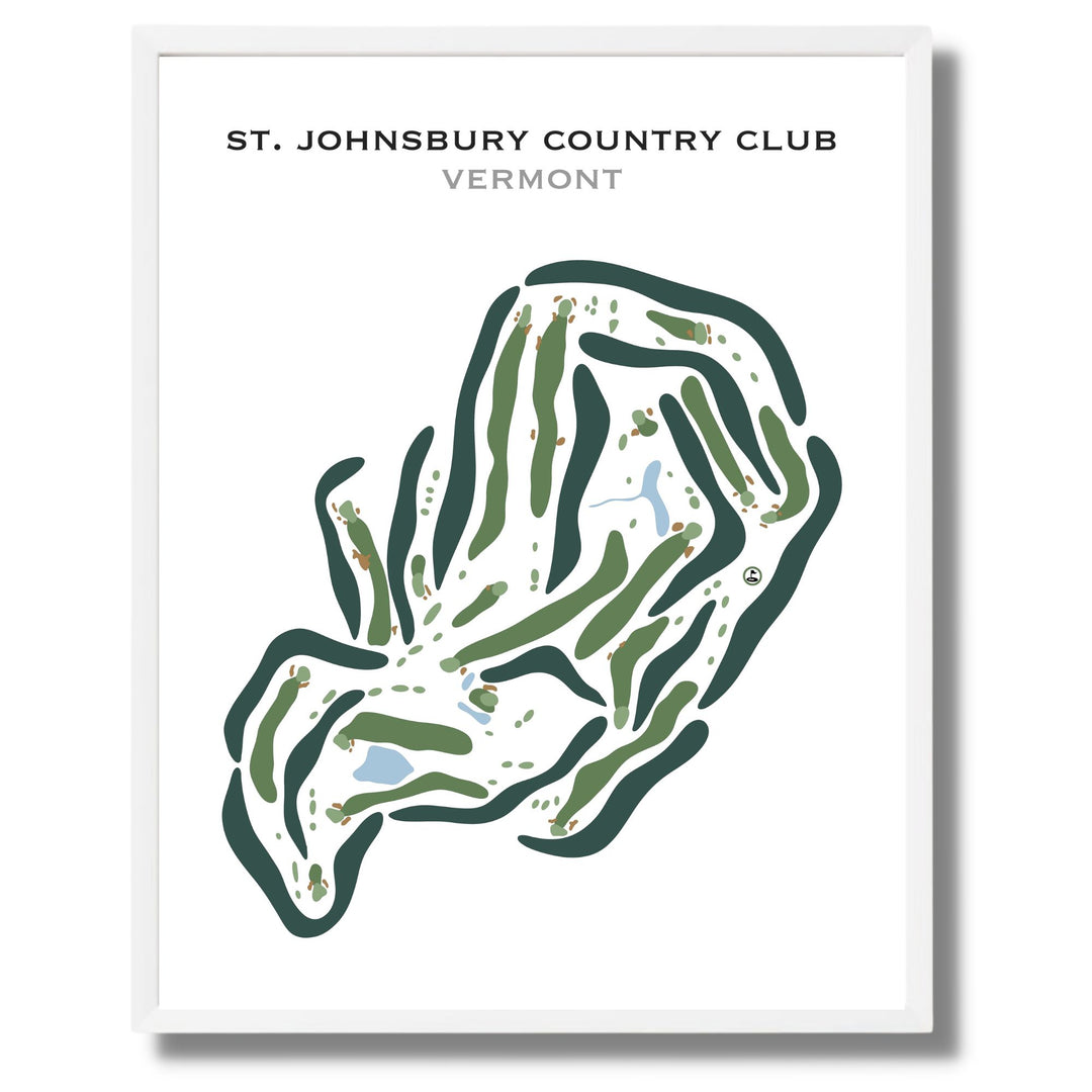 St. Johnsbury Country Club, Vermont - Printed Golf Courses