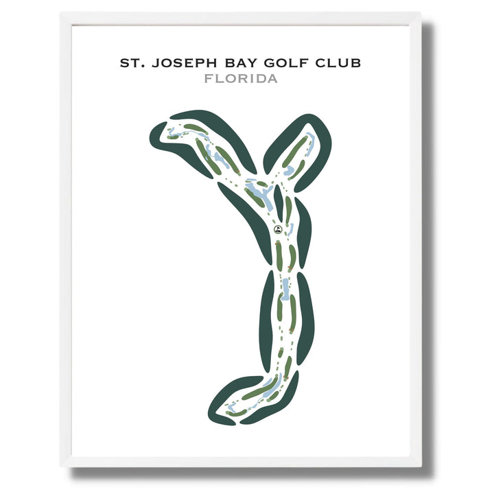 St. Joseph Bay Golf Club, Florida - Printed Golf Courses