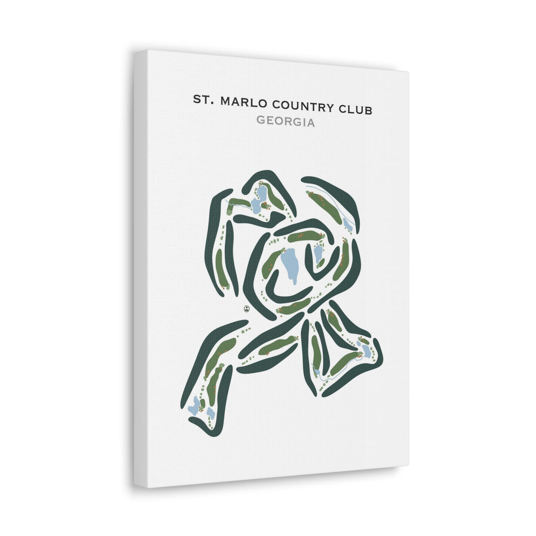 St Marlo Country Club, Georgia - Printed Golf Courses