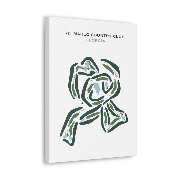 St Marlo Country Club, Georgia - Printed Golf Courses