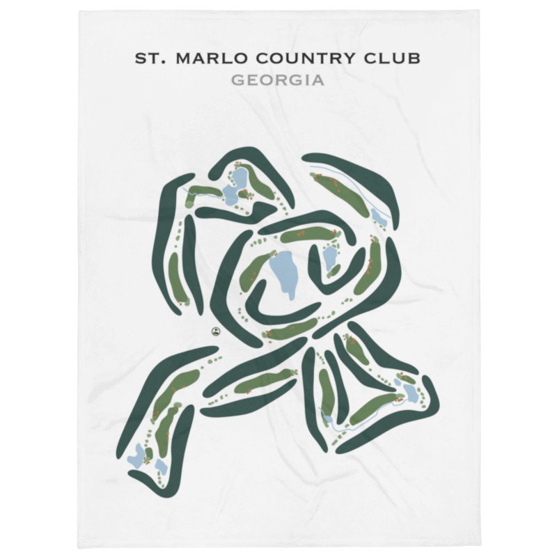 St Marlo Country Club, Georgia - Printed Golf Courses
