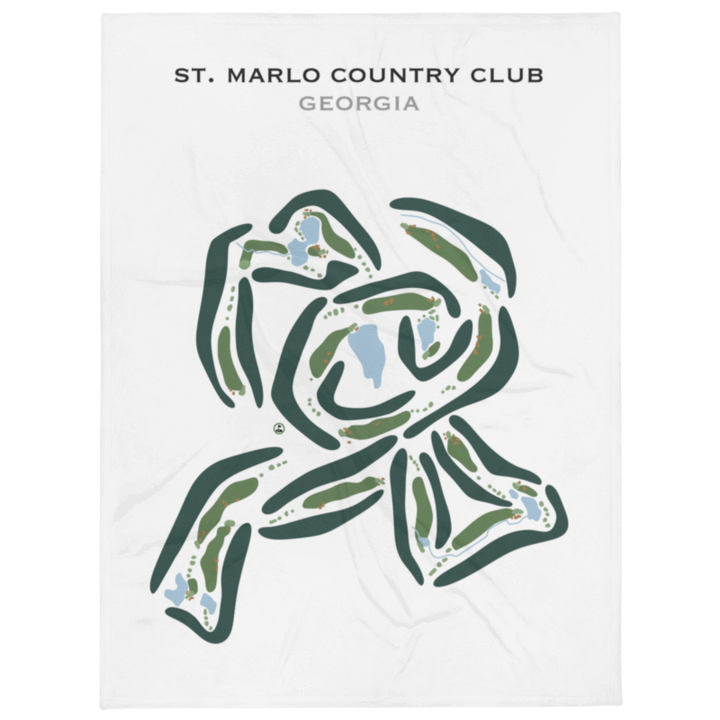 St Marlo Country Club, Georgia - Printed Golf Courses