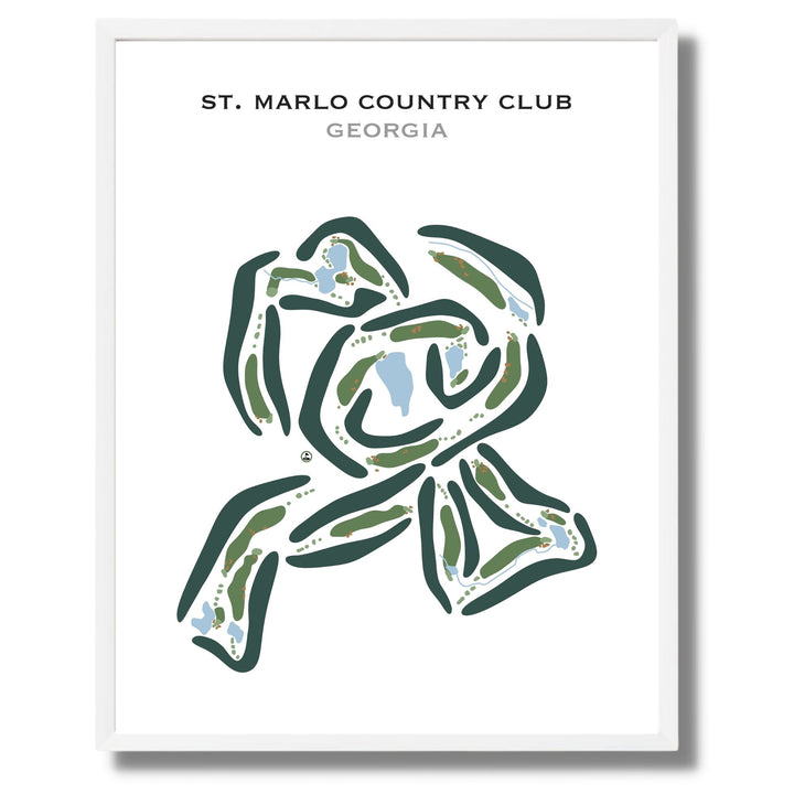 St Marlo Country Club, Georgia - Printed Golf Courses