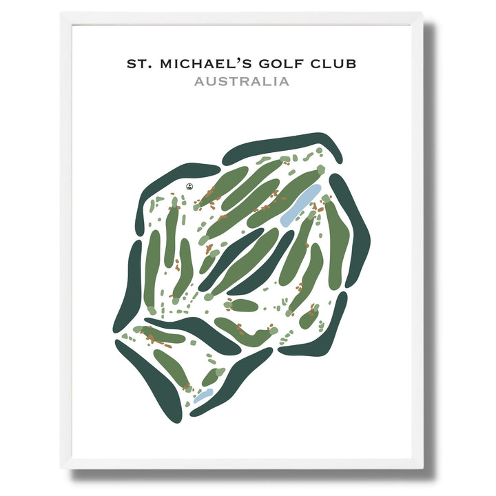 St. Michael's Golf Club, Australia - Printed Golf Courses