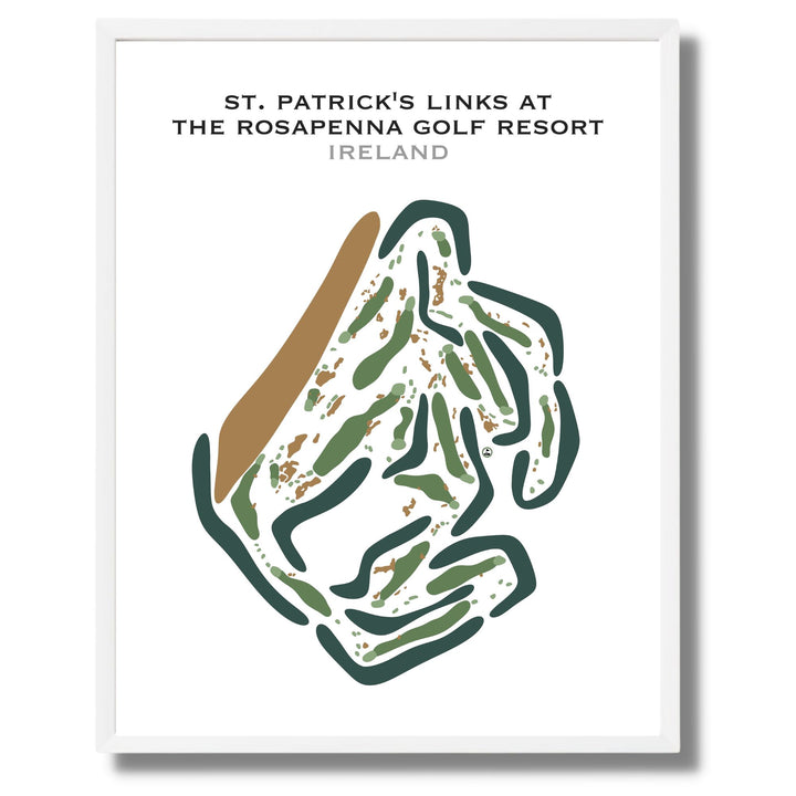 St Patrick's Links at The Rosapenna Golf Resort, Ireland - Printed Golf Courses
