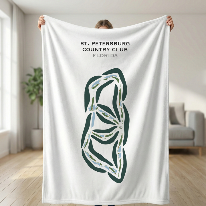 St. Petersburg Country Club, Florida - Printed Golf Courses