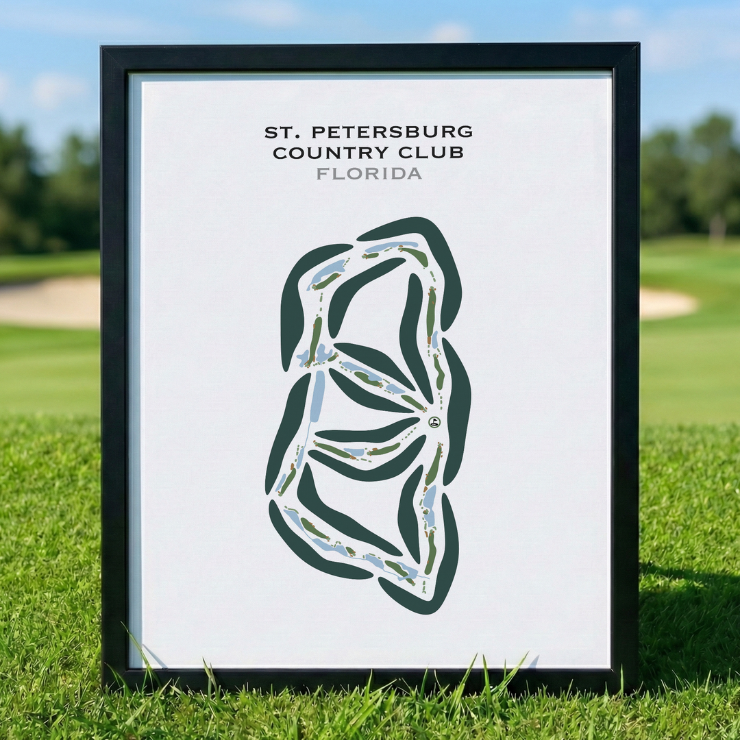St. Petersburg Country Club, Florida - Printed Golf Courses