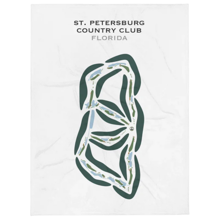 St. Petersburg Country Club, Florida - Printed Golf Courses