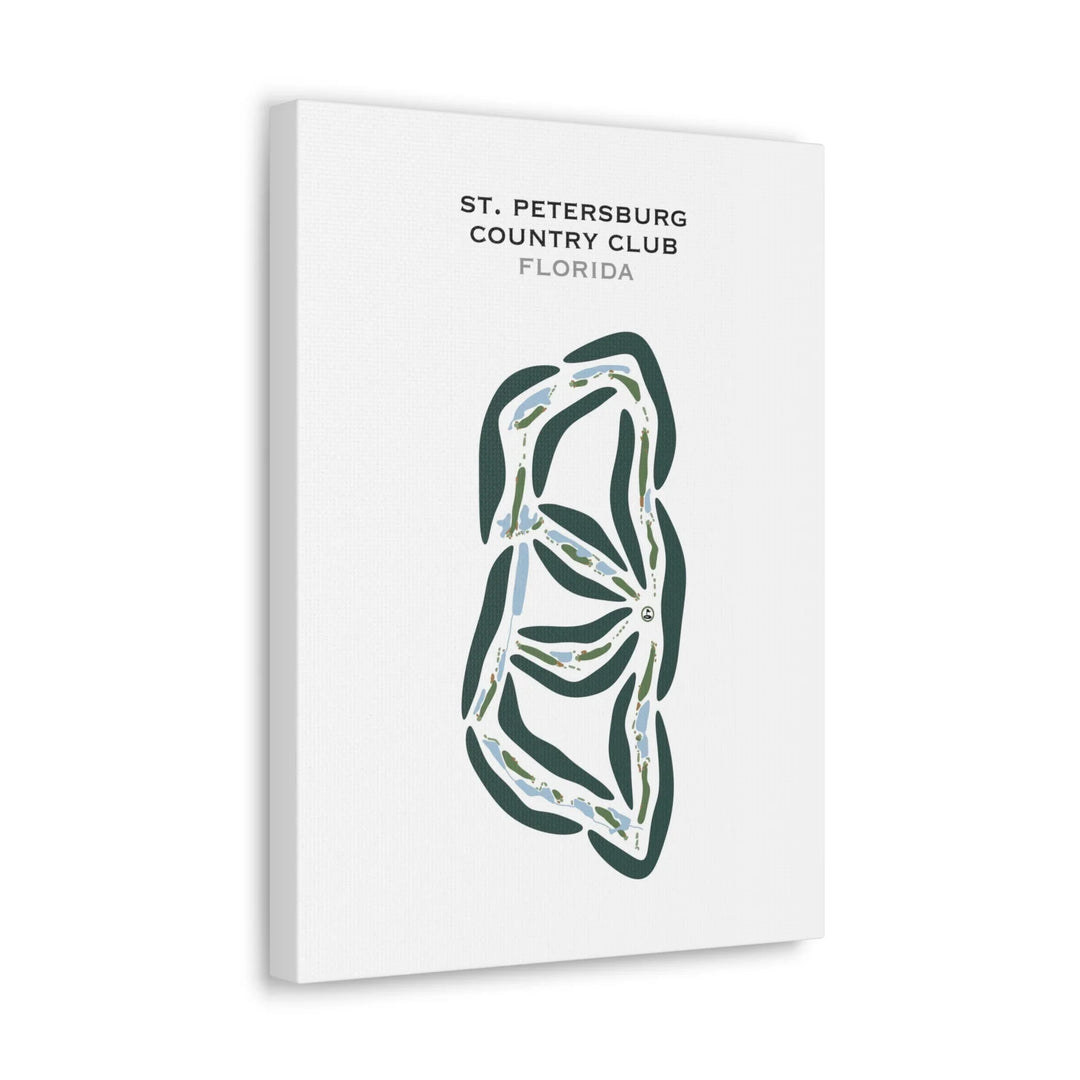 St. Petersburg Country Club, Florida - Printed Golf Courses