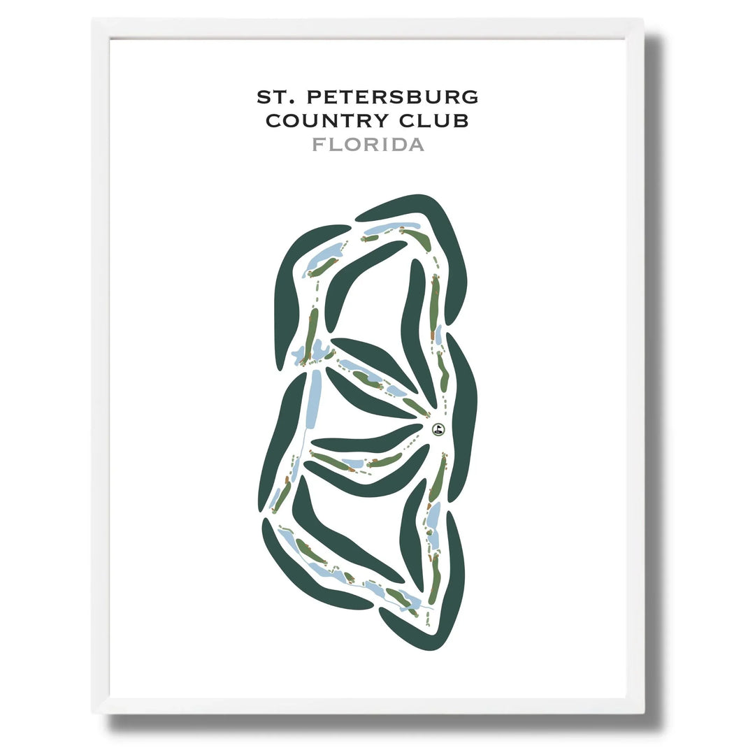 St. Petersburg Country Club, Florida - Printed Golf Courses