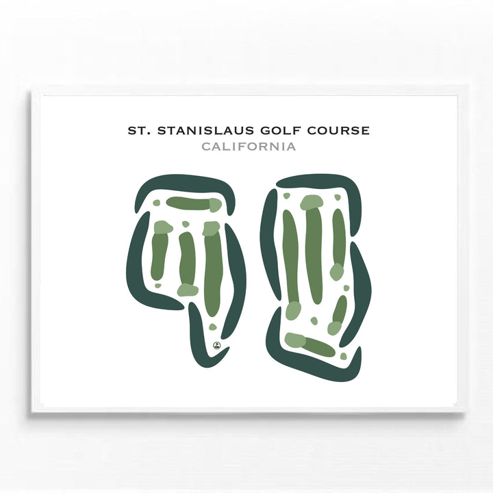 St. Stanislaus Golf Course, California - Printed Golf Courses