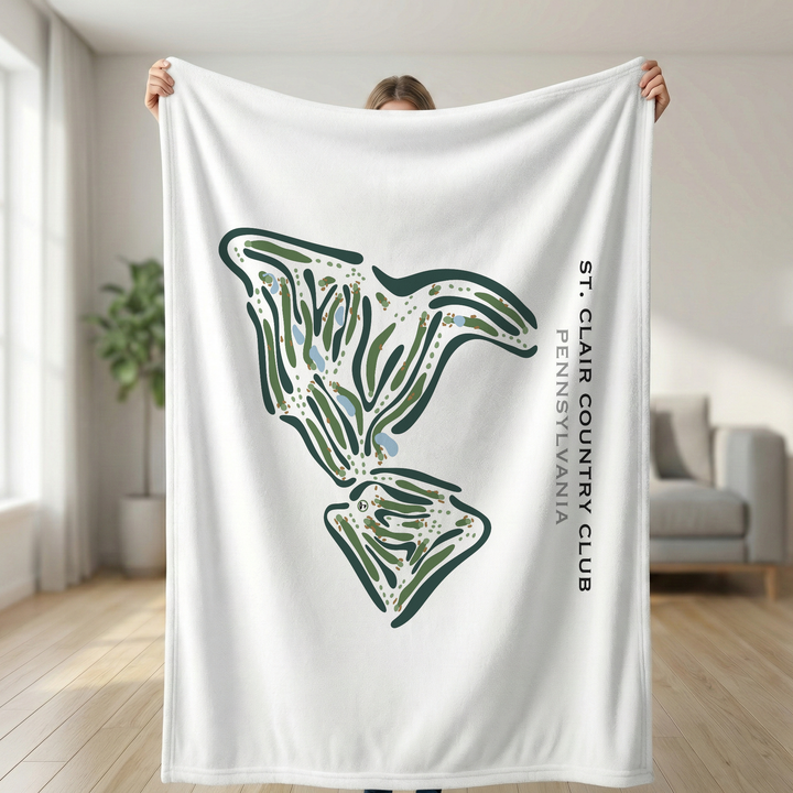 St. Clair Country Club, Pennsylvania - Printed Golf Courses