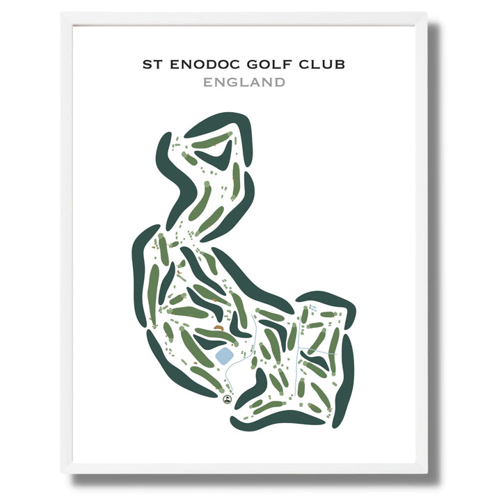 St Enodoc Golf Club, United Kingdom - Printed Golf Courses
