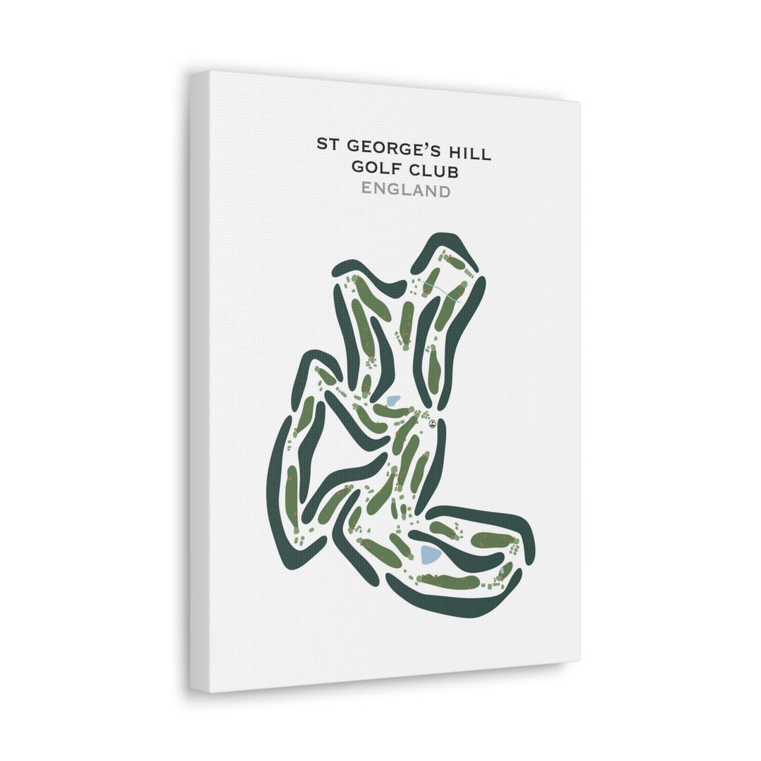 St George's Hill Golf Club, England - Printed Golf Courses