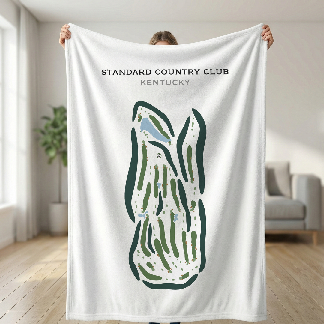 Standard Country Club, Kentucky - Printed Golf Courses