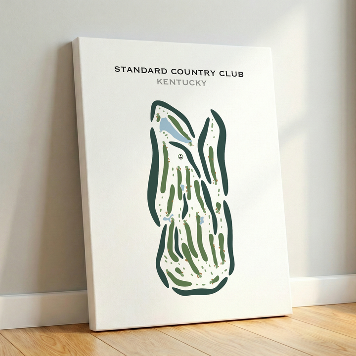 Standard Country Club, Kentucky - Printed Golf Courses