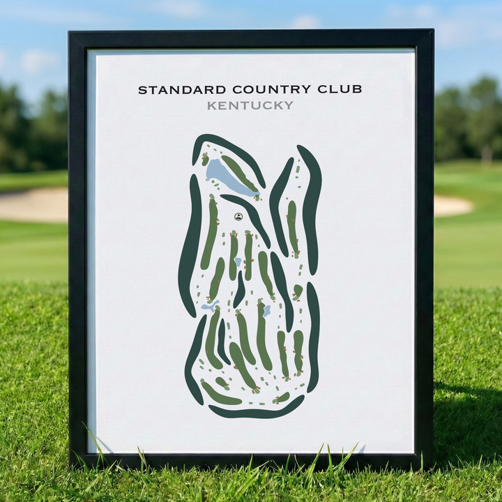 Standard Country Club, Kentucky - Printed Golf Courses