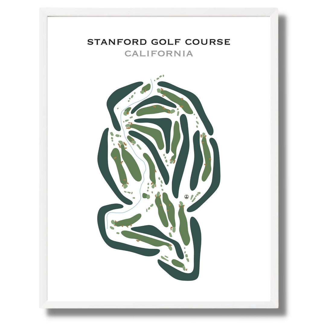 Stanford Golf Course, California - Printed Golf Courses