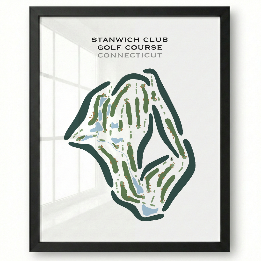 Stanwich Club, Connecticut - Printed Golf Courses