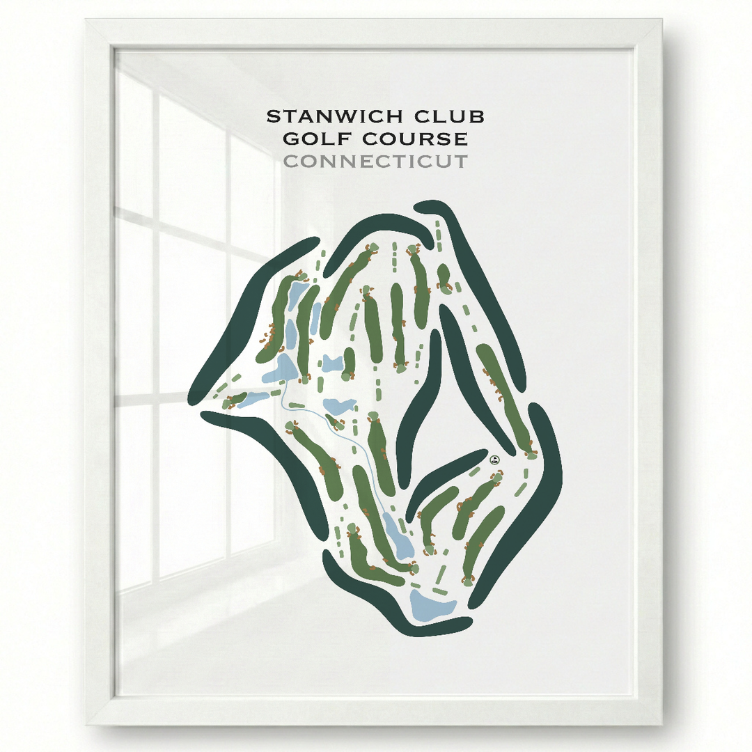 Stanwich Club, Connecticut - Printed Golf Courses