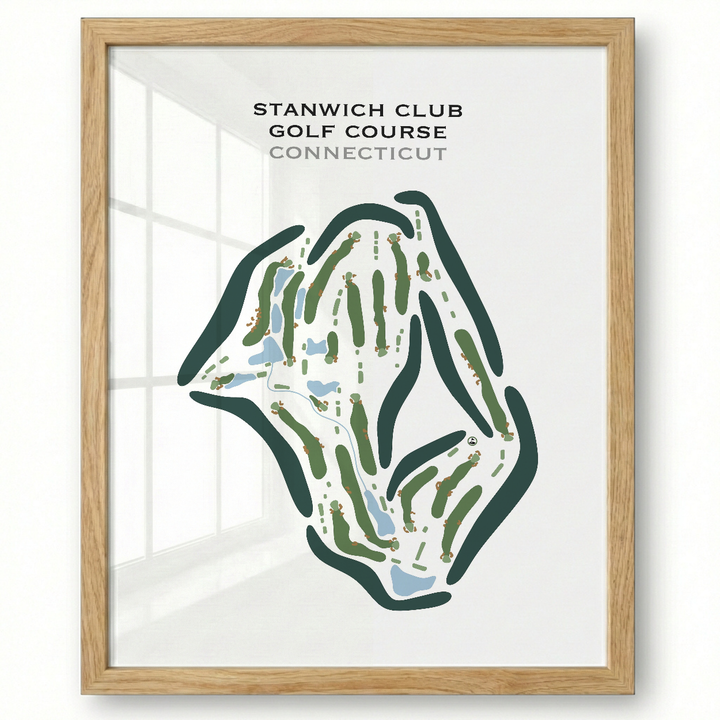 Stanwich Club, Connecticut - Printed Golf Courses