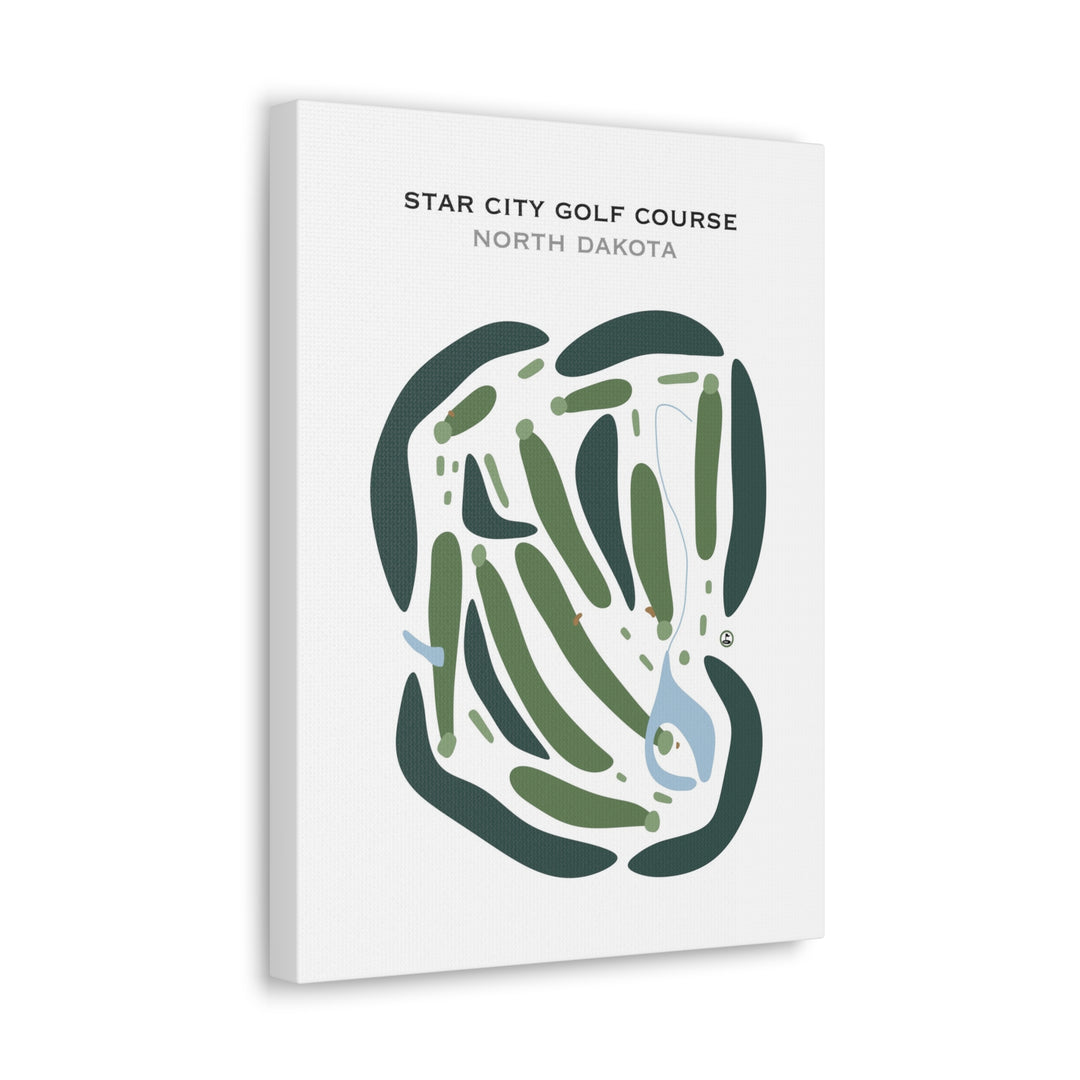 Starcity Golf Course, North Dakota - Printed Golf Courses