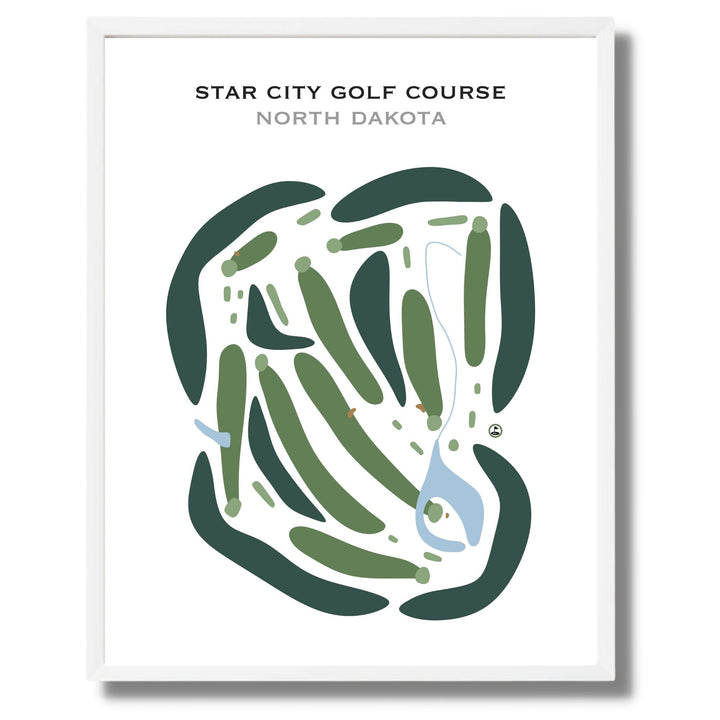 Starcity Golf Course, North Dakota - Printed Golf Courses