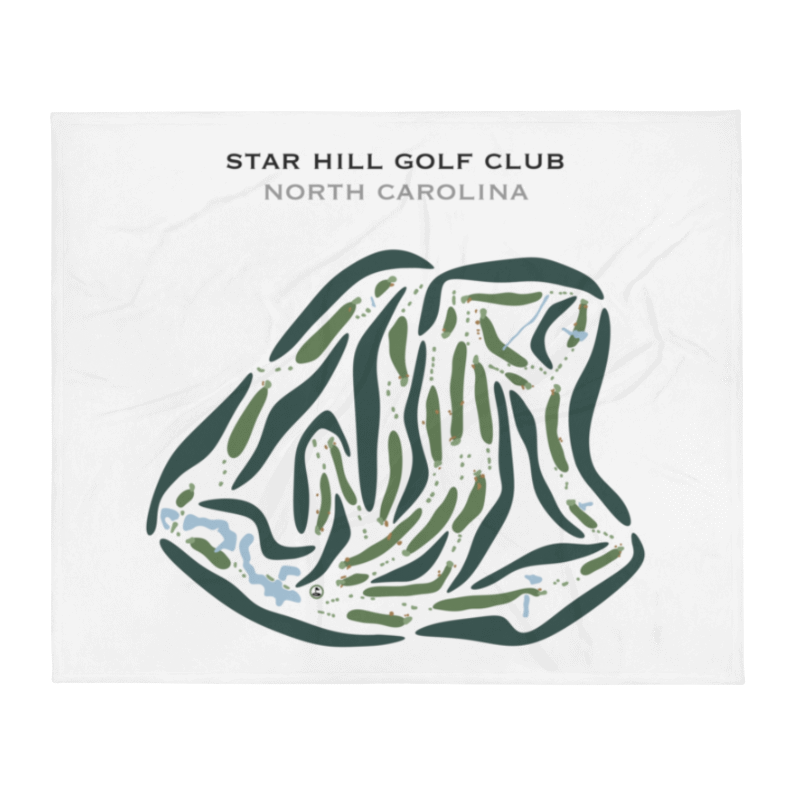 Star Hill Golf Club, North Carolina - Printed Golf Courses