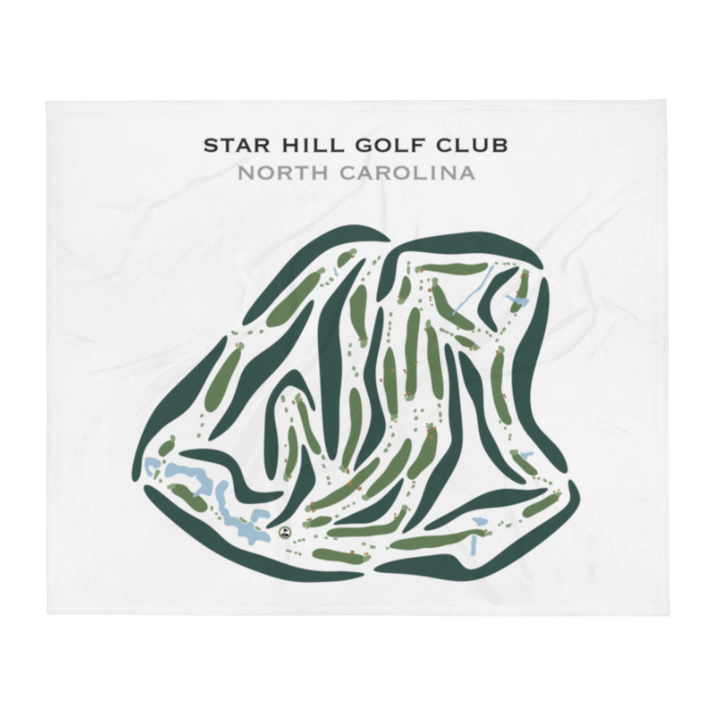 Star Hill Golf Club, North Carolina - Printed Golf Courses