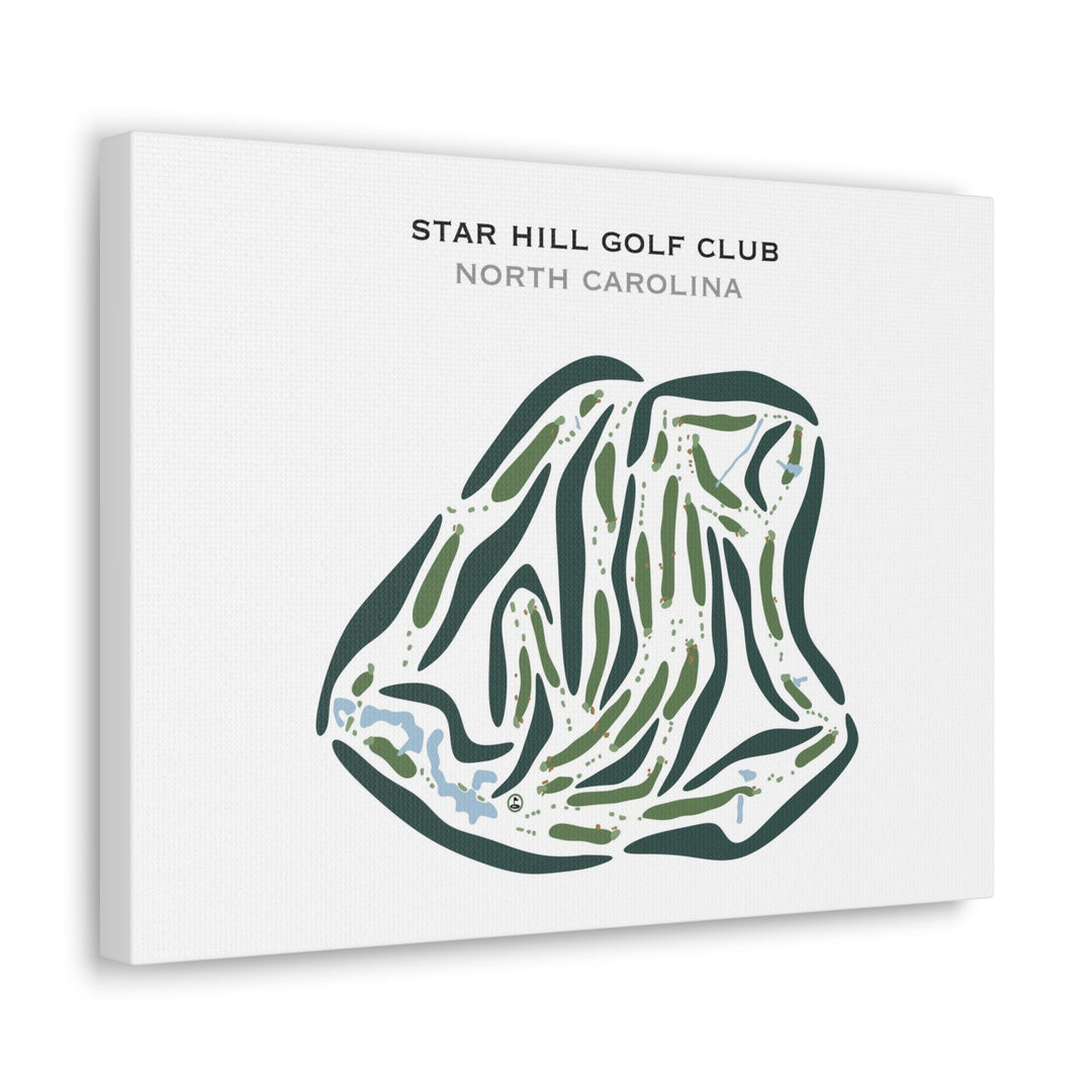 Star Hill Golf Club, North Carolina - Printed Golf Courses