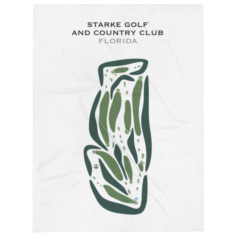 Starke Golf & Country Club, Florida - Printed Golf Courses