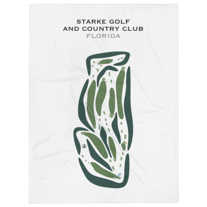 Starke Golf & Country Club, Florida - Printed Golf Courses