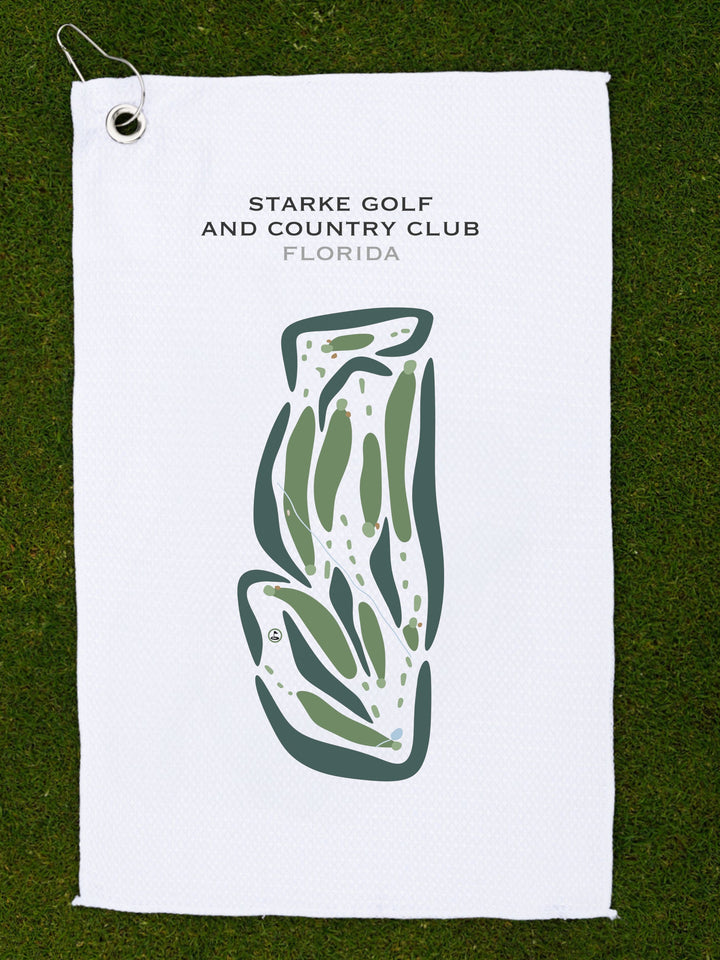 Starke Golf & Country Club, Florida - Printed Golf Courses