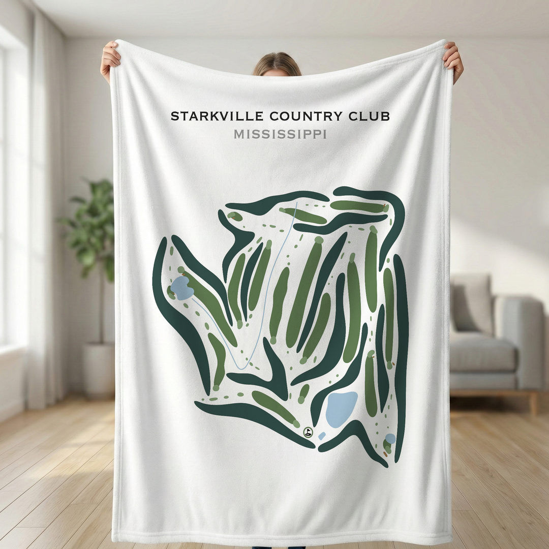 Starkville Country Club, Mississippi - Printed Golf Courses